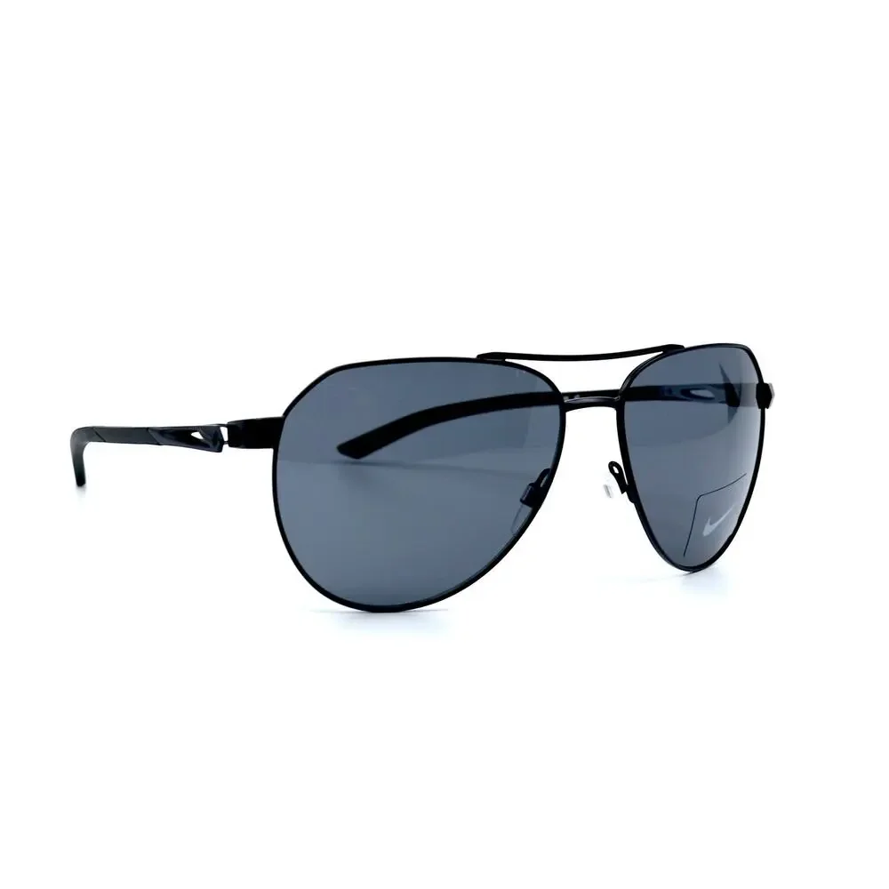 NIKE CLUB NINE DQ0799 BLACK DARK GREY AVIATOR SUNGLASSES - Picture 3 of 7